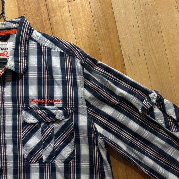Vintage Triple Five Soul Plaid Shirt - Picture 7 of 7